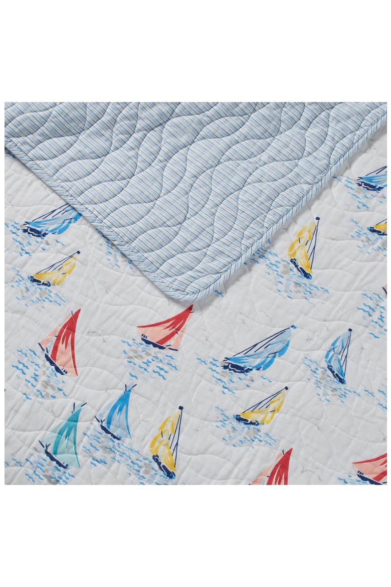 Ahoy Twin Quilt & Sham Set, Alternate, color, BRIGHT BLUE