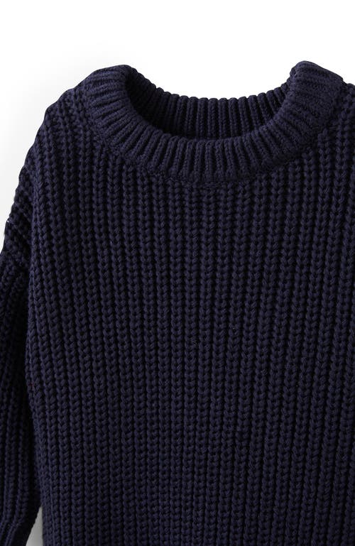 Cotton On Kids Connor Crew Neck Jumper In Blue