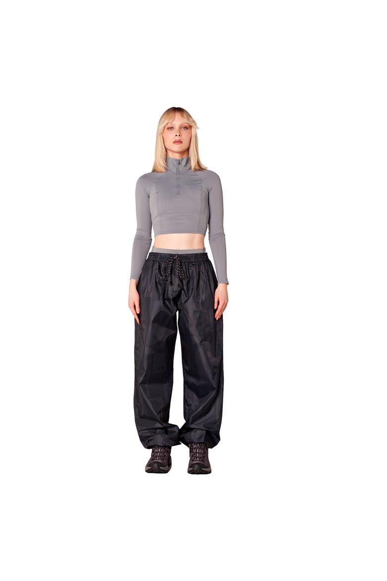 Rain Pants Back To Art, Alternate, color, Black