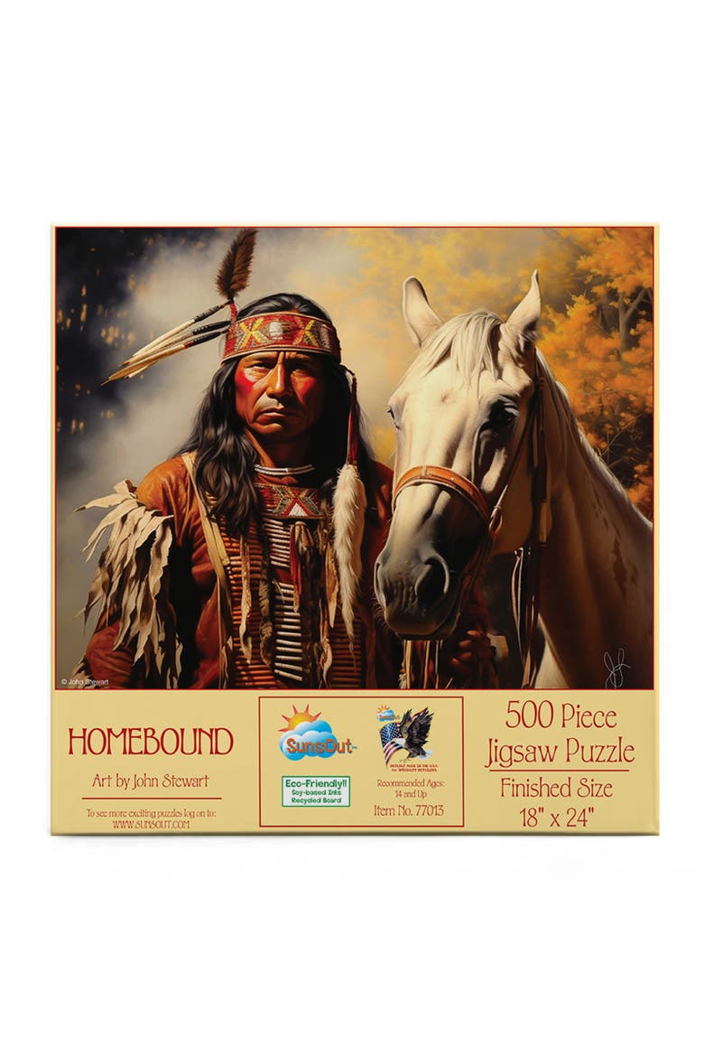 Homebound 500 piece Jigsaw Puzzle for Adults, Alternate, color, Multicolor