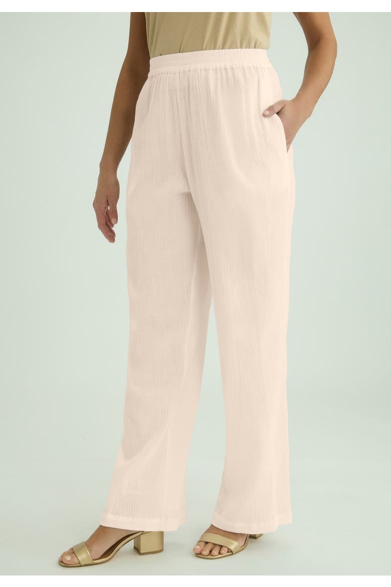 Wide Leg Gauze Pant, Alternate, color, OATMEAL