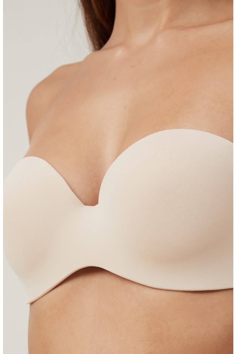 Women's Everyday Strapless Lightly Lined T-Shirt Bra, Alternate, color, Frappe
