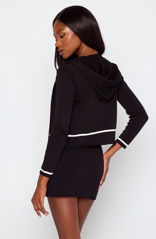 Beach Bunny Swimwear Juliette Knit Skirt In Black