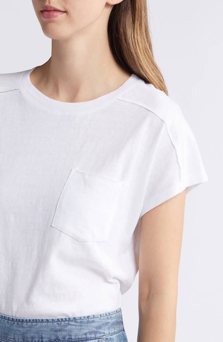 Hatley Cotton & Linen Pocket T-Shirt, Alternate, color,