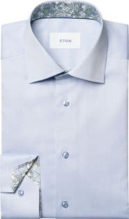 Eton Slim Fit Twill Dress Shirt