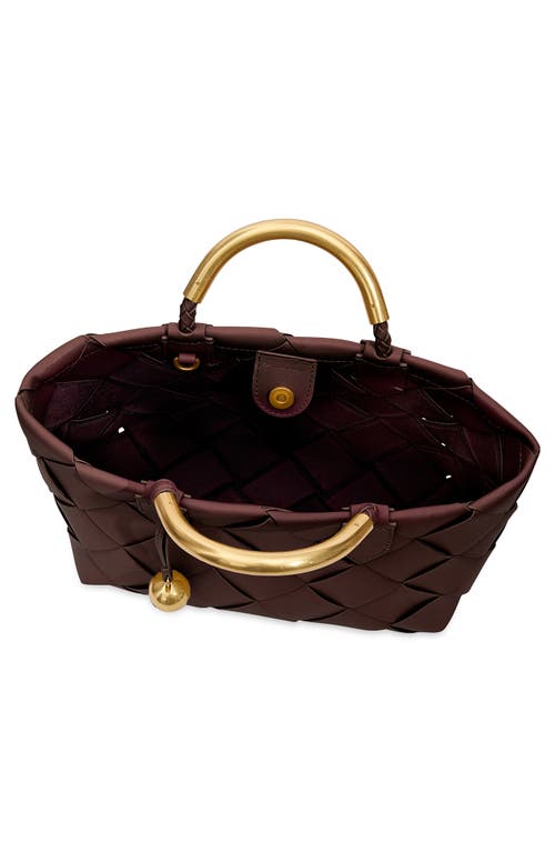 Rebecca Minkoff Mini Frankie Woven Leather Tote