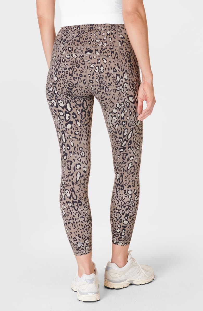 Sweaty Betty Power Pocket Workout Leggings, Alternate, color, Brown Luxe Leopard Print