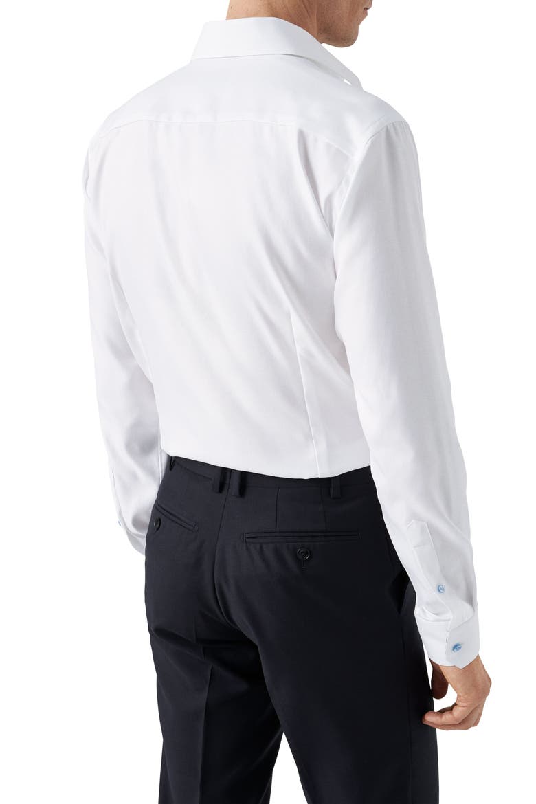 Contemporary Fit Solid Dress Shirt, Alternate, color, WHITE