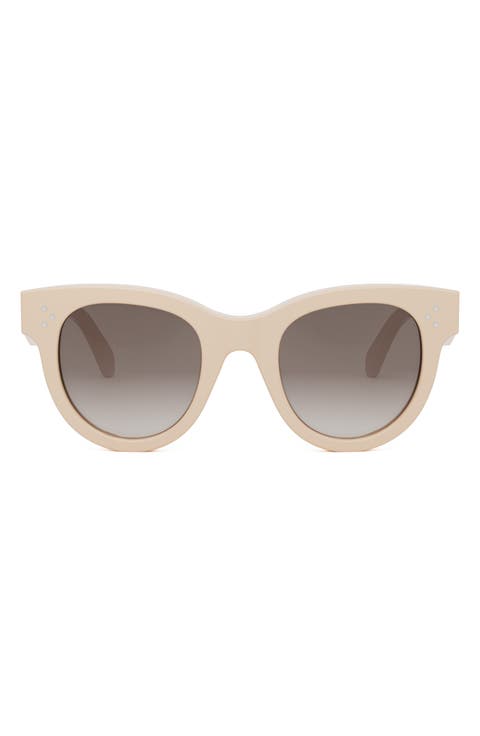 Bold 3 Dots 48mm Square Sunglasses