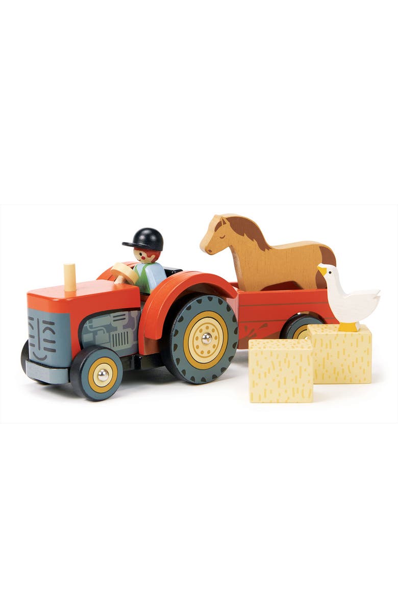 Tender Leaf Toys Farmyard Tractor Playset, Alternate, color, Multi