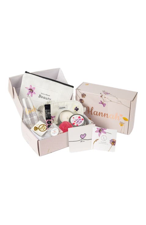 Bridal Shower Gift, Bridesmaids Gift Box, Natural Spa Gift Set