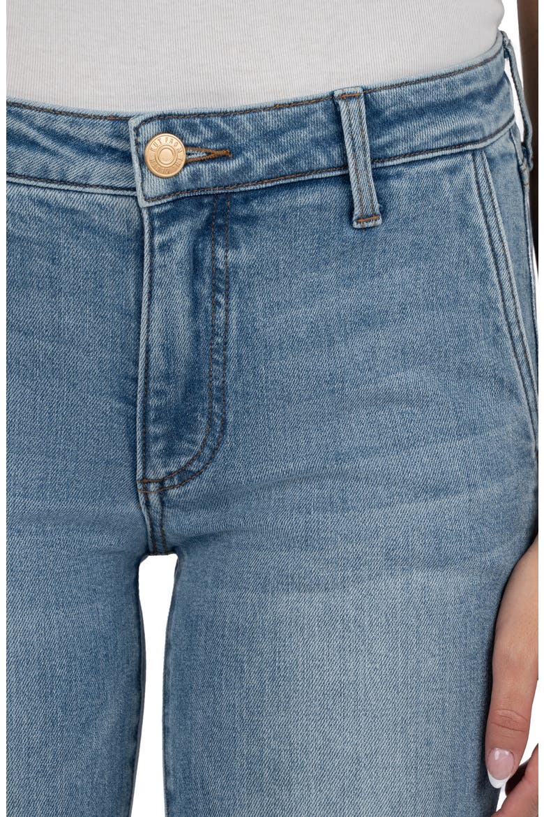 Kelsey Mid Rise Kick Flare Jeans, Alternate, color, MOTIVATION