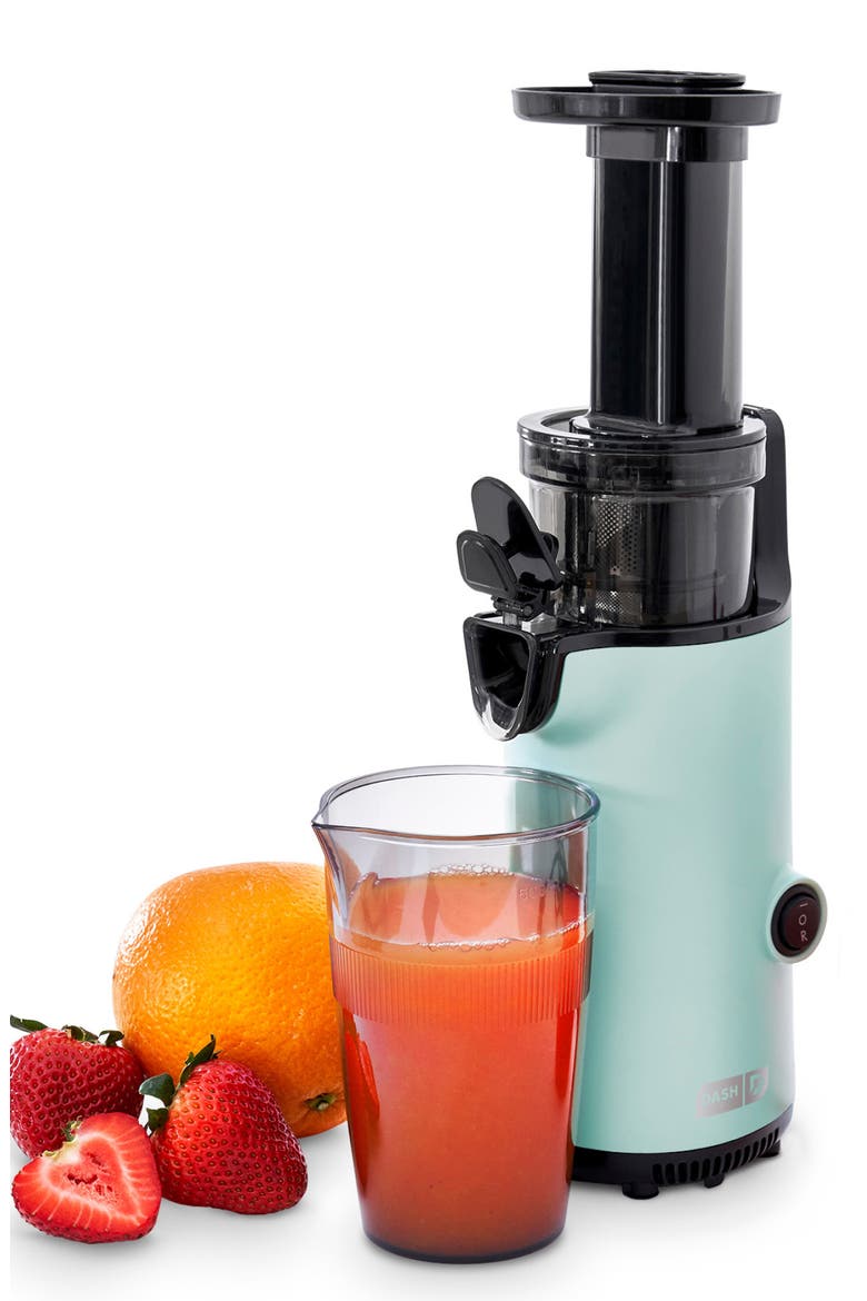 Compact Cold Press Power Juicer, Alternate, color, AQUA