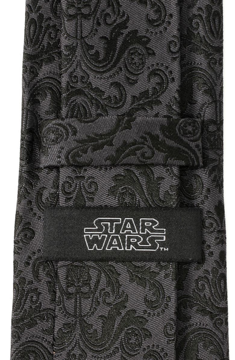 Cufflinks, Inc. Star Wars<sup>™</sup> Darth Vader Black Damask Silk Tie, Alternate, color, Black
