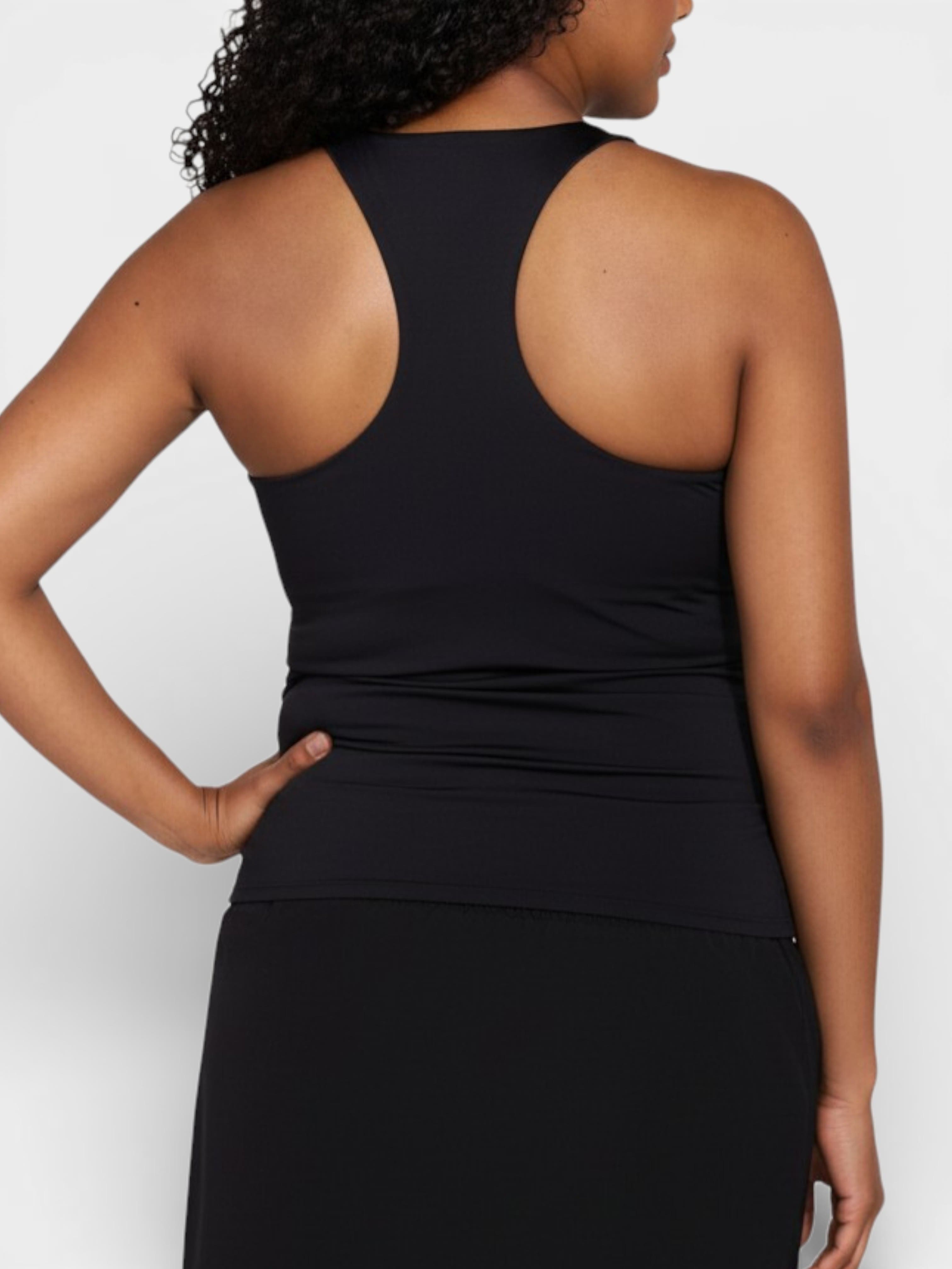 Scoop Neck Racerback Active Tank with Support - image 2