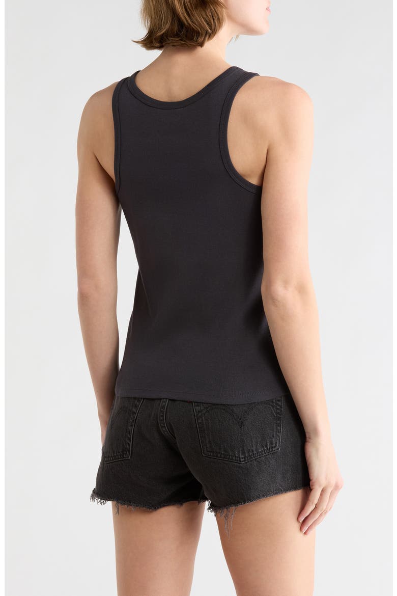 Mini Motif Tank Top, Alternate, color, BLACK SANDS