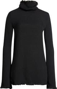 TOTEME Slim Fit Fray Edge Top