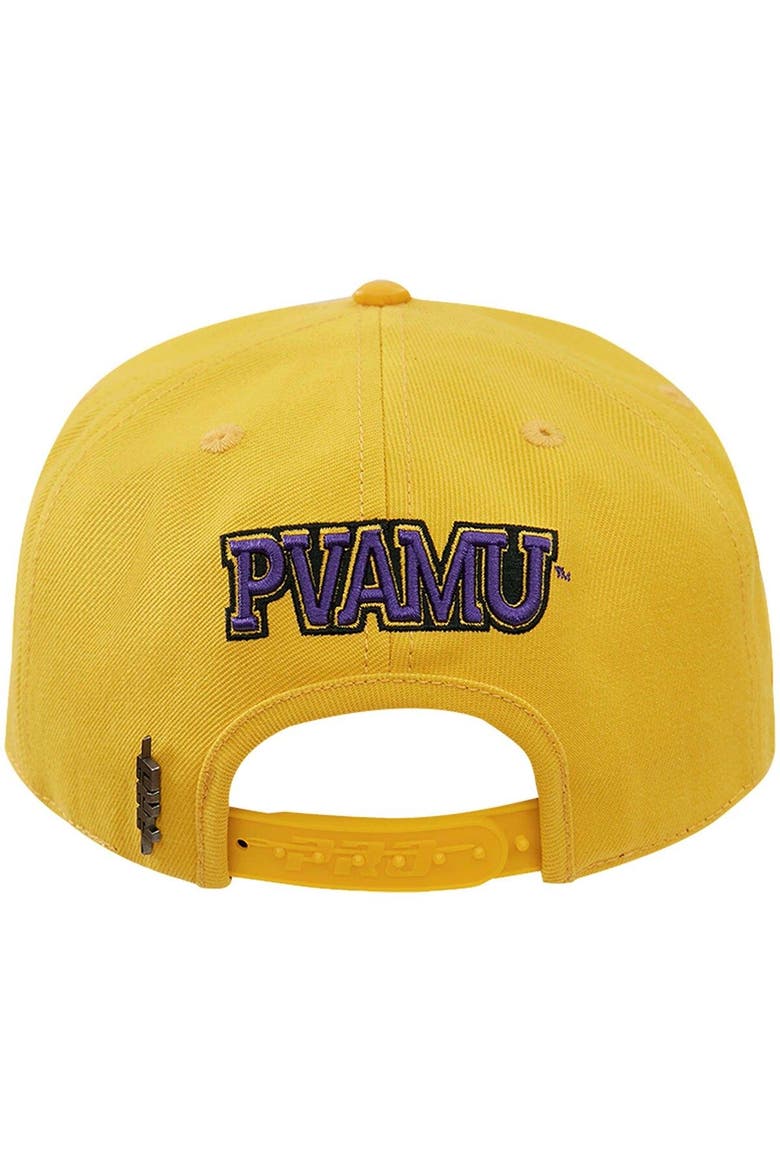 Men's Pro Standard  Gold Prairie View A&M Panthers Evergreen Prairie View Snapback Hat, Alternate, color, Gold