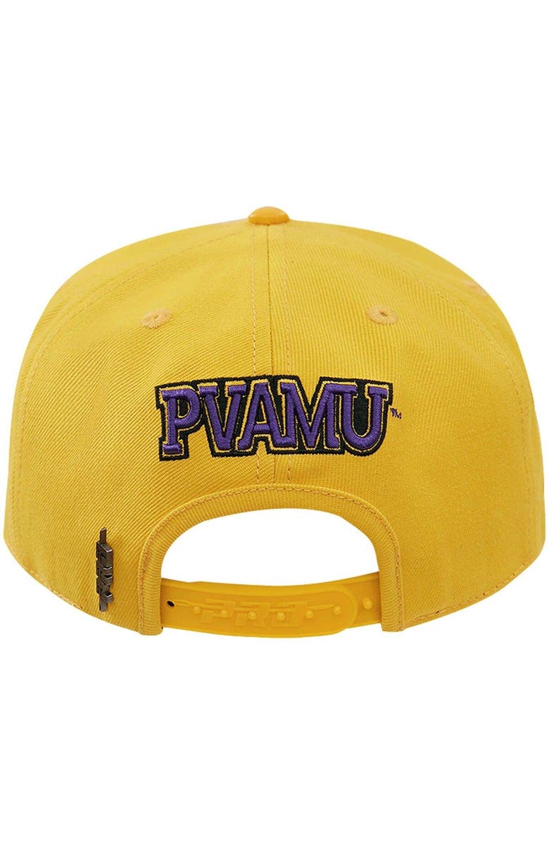 PRO STANDARD Men's Pro Standard Gold Prairie View A&M Panthers Evergreen Prairie View Snapback Hat, Alternate, color, Gold