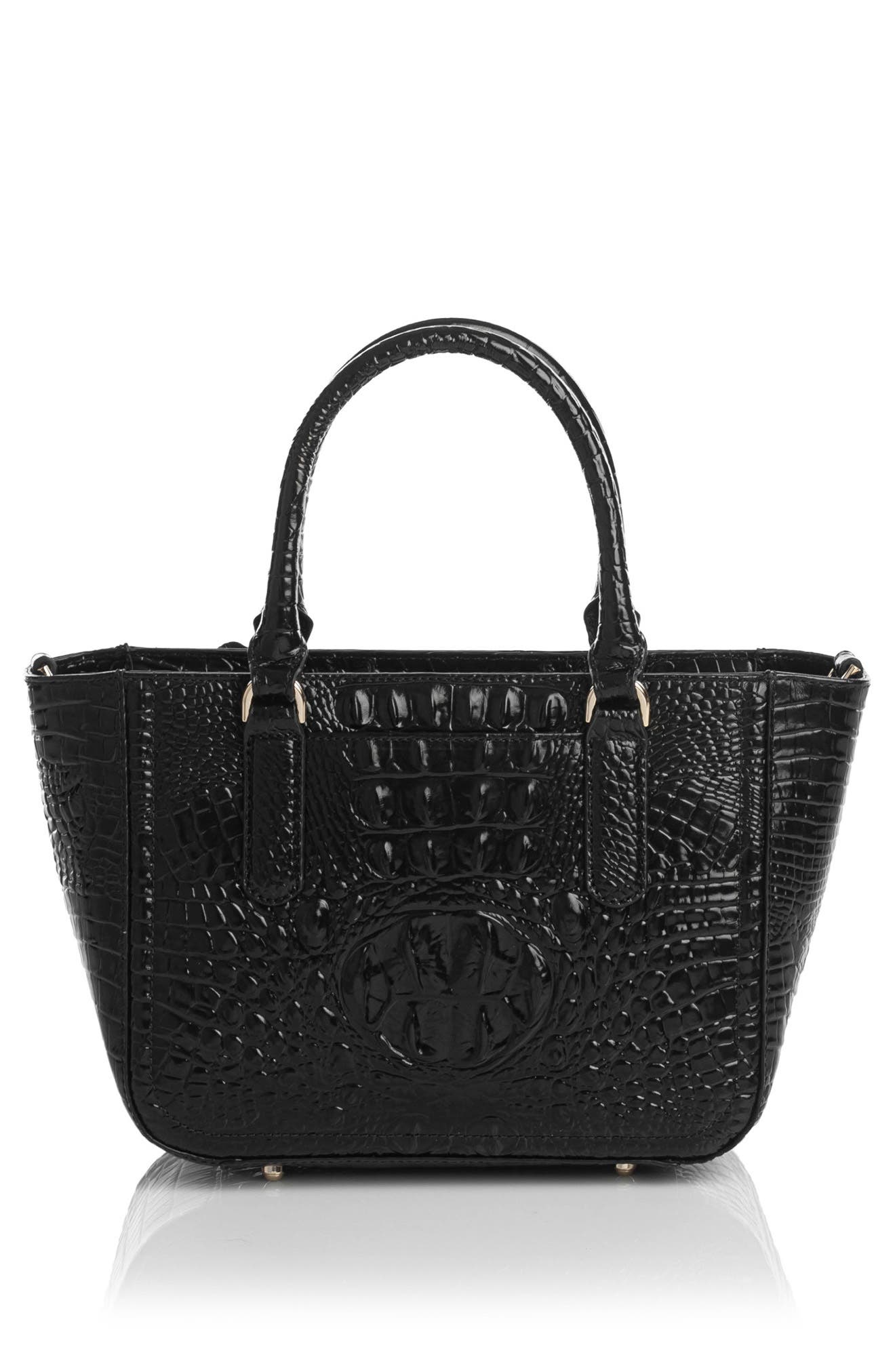 Brahmin Small Ashlee Croc Embossed Leather Satchel | Nordstrom