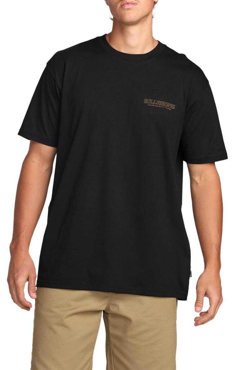 Billabong Window Premium Graphic T-Shirt, Main, color, Black