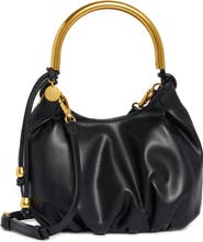 BCBG Metal Handle Hobo Shoulder Bag