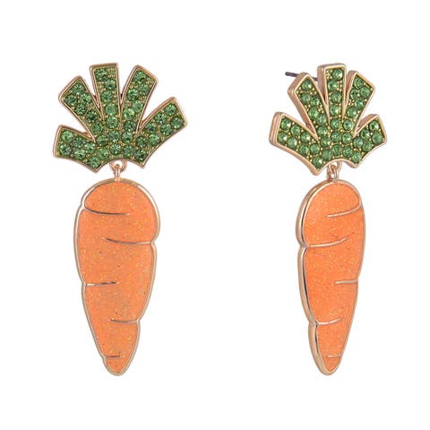 Carrot Drop Earrings