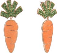 Hallmark Carrot Drop Earrings
