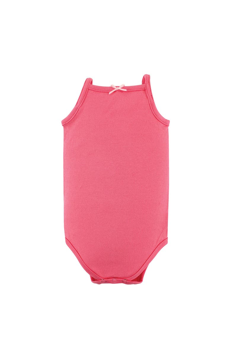 Hudson Baby Soft Cotton Sleeveless Infant Bodysuits, Alternate, color, Pineapple