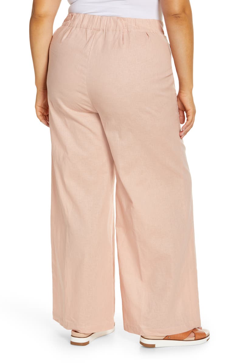 Standards & Practices Cici Wide Leg Pants, Alternate, color, Peach
