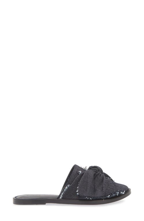 Allsaints Rumour Frayed Mule In Black
