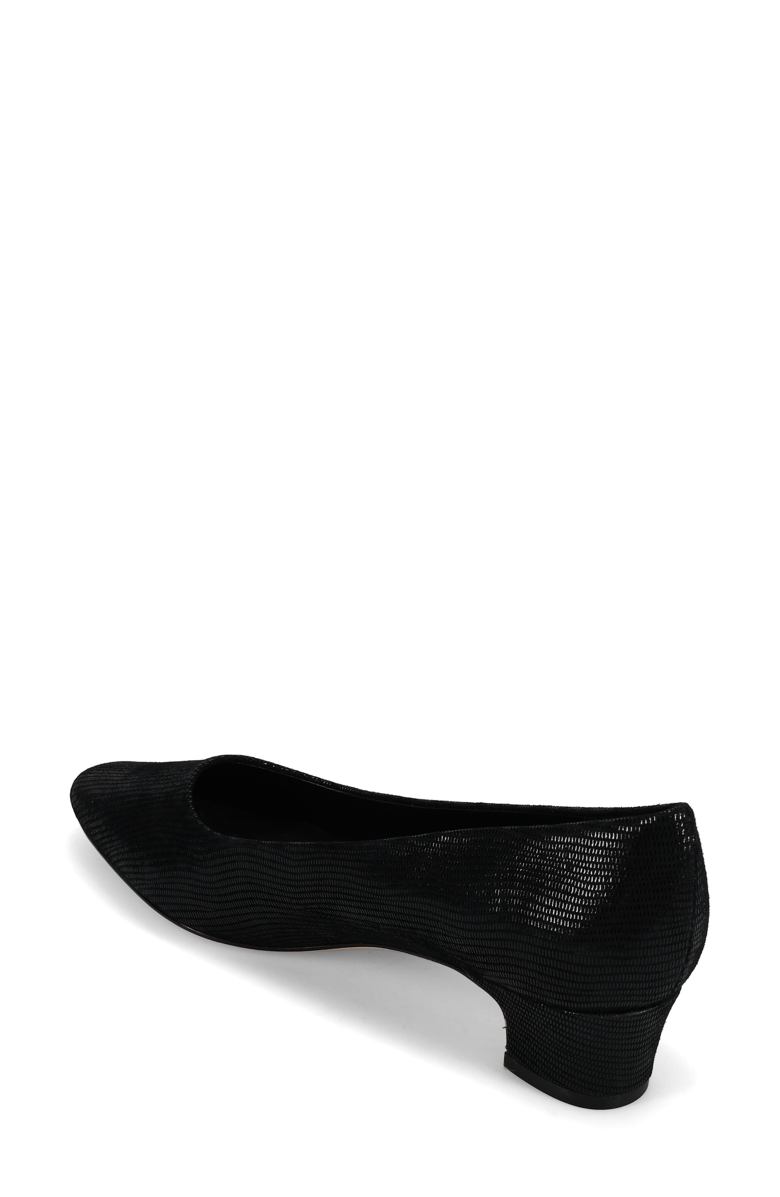 VANELi 'Astyr' Almond Toe Pump, Alternate, color, Black Mini Lizard Print