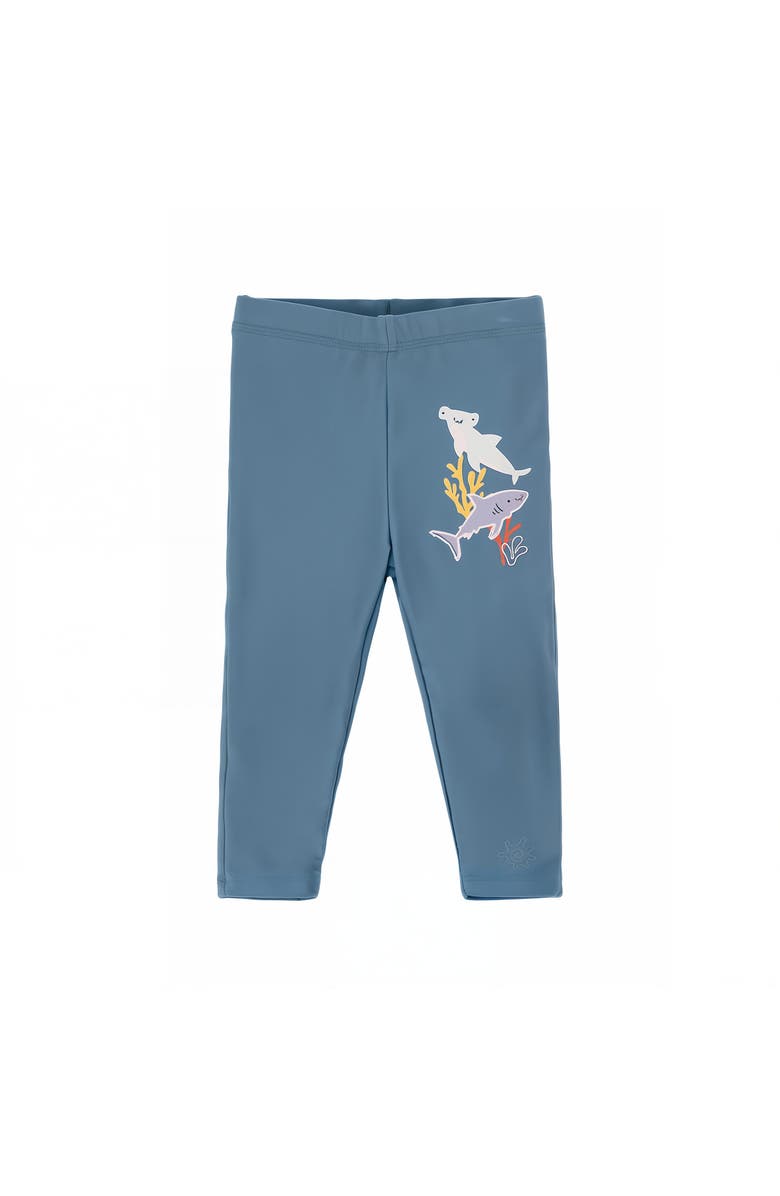 UV Skinz Swim Leggingz, Main, color, Baltic Reef Shark