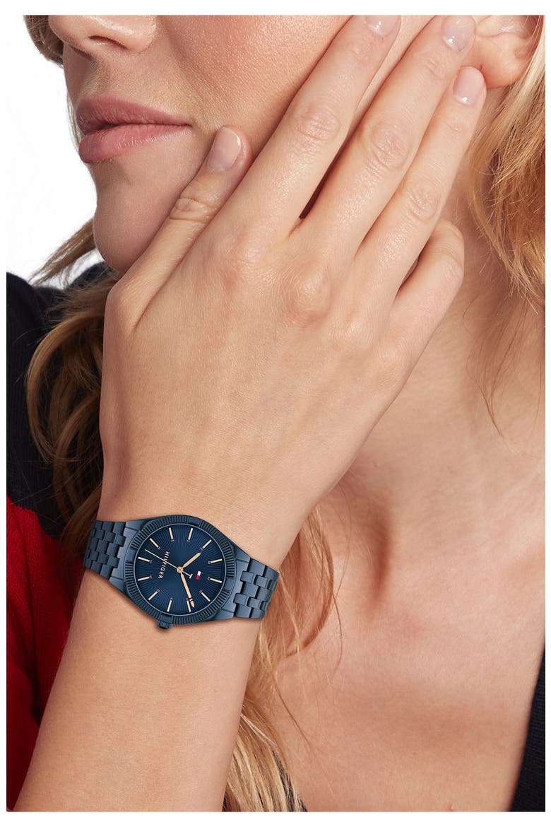 Rachel Bracelet Watch, 34mm, Alternate, color, BLUE