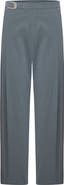 PCFG Cotton Blend Striped Woven Pant With Belt