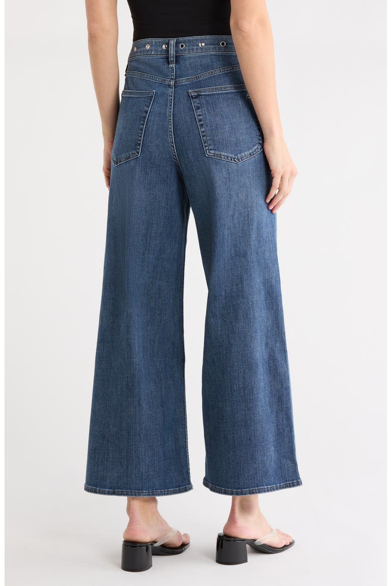Serena High Waist Crop Wide Leg Jeans, Alternate, color, HALFXGRMT