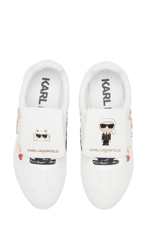 Karl Lagerfeld Paris Margey Sneaker In White