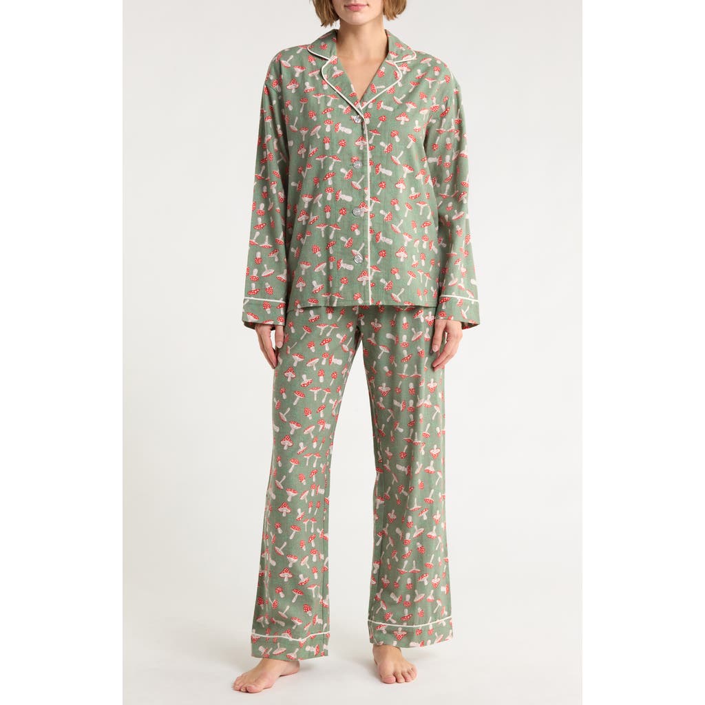 Pj Salvage Flannel Pajamas In Green