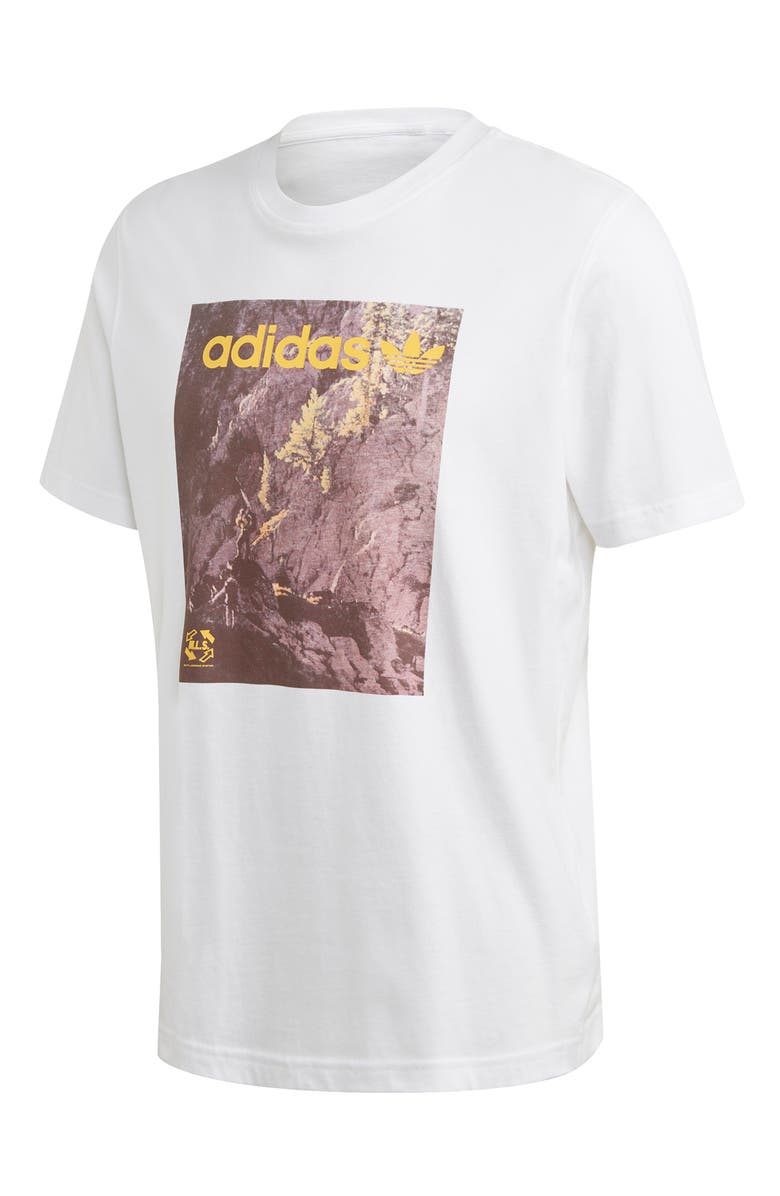 adidas Originals Logo Cotton Graphic Tee, Alternate, color, 