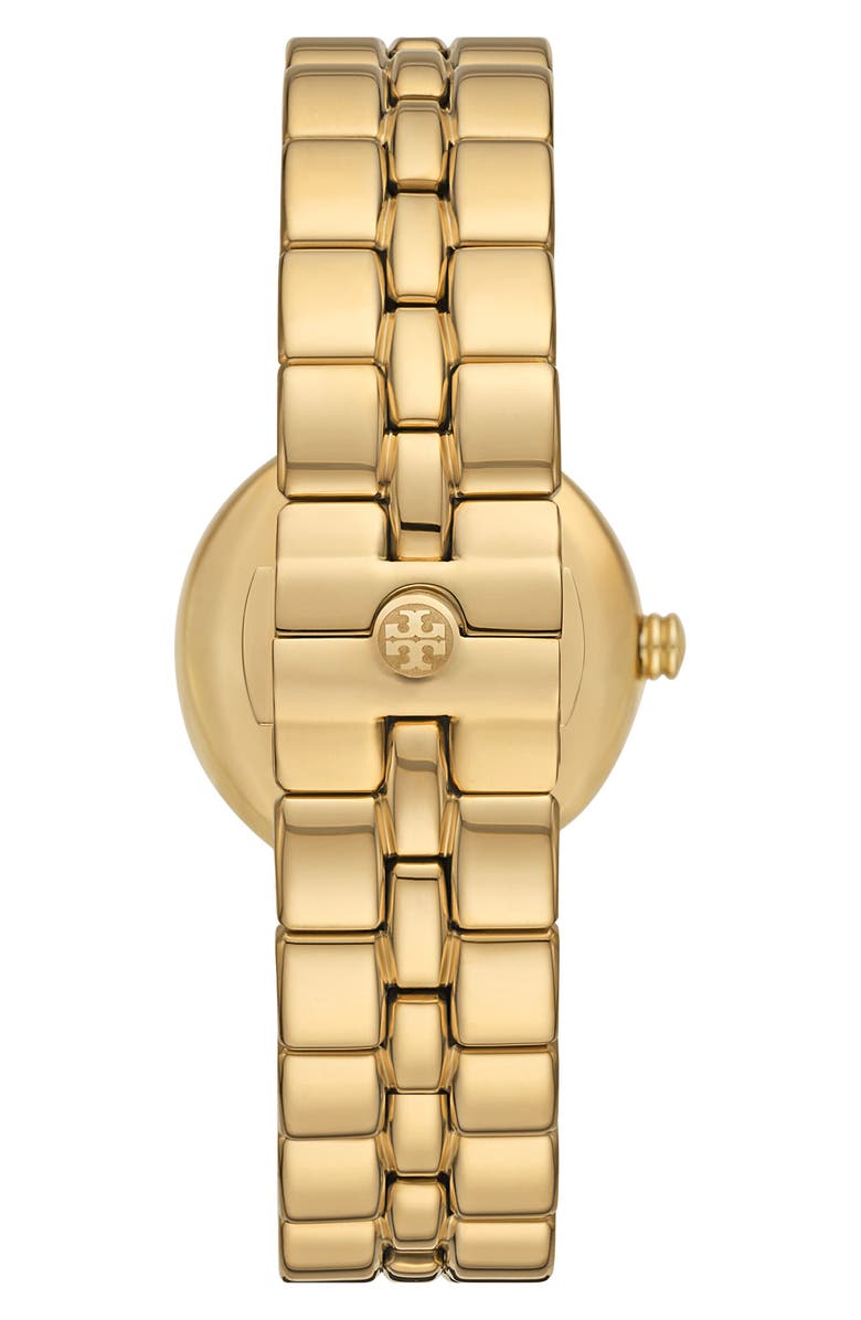 Tory Burch The Kira Bracelet Watch, 30mm, Alternate, color, Gold