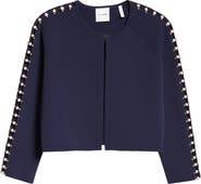 ST. JOHN Suspended Pavé Milano Knit Cardigan