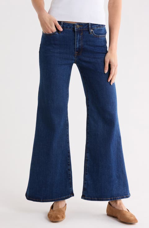 Retro Wide Leg Palazzo Jeans