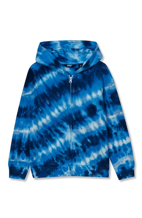 Boys Full Zip French Terry Hooded Sweatshirt