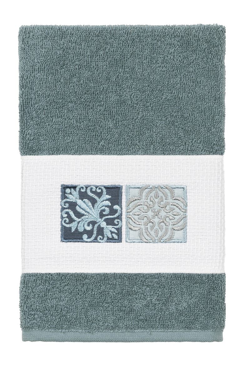Vivian 3-Piece Embellished Towel - Teal, Alternate, color, TEAL