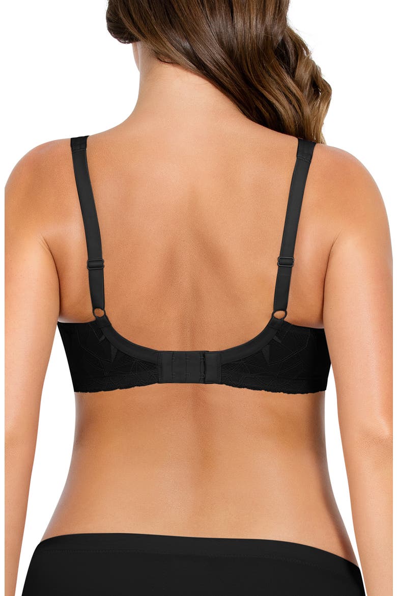 Leila Underwire Semless Cup Nursing Bra, Alternate, color, BLACK