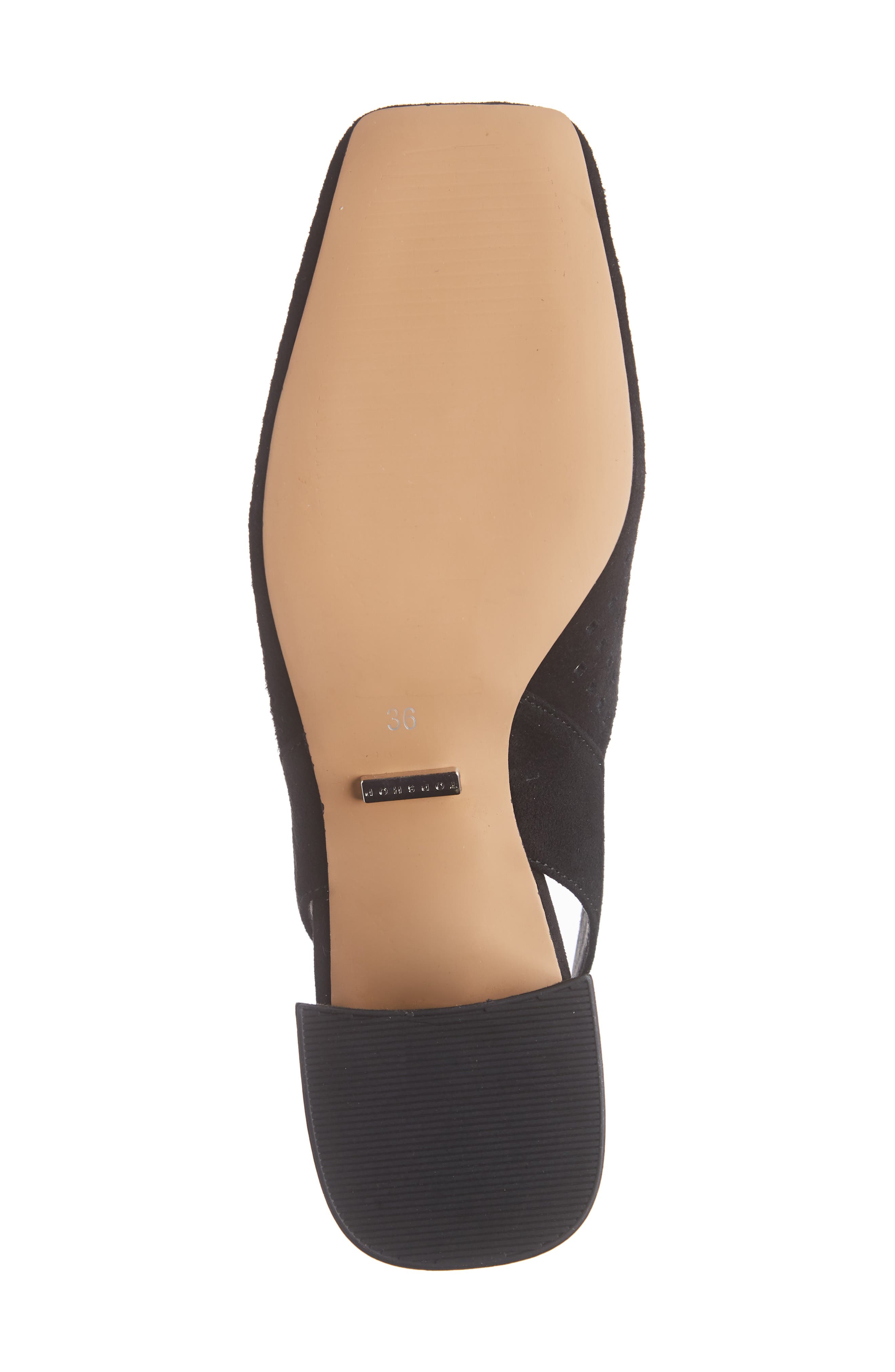 Topshop Joss Perforated Slingback Pump, Alternate, color, 