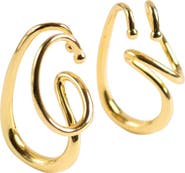 Outofoffice London Ear Cuff Gold Earring