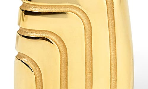 Pamela Zamore Labyrinth 18k Yellow Gold Earrings In Gold