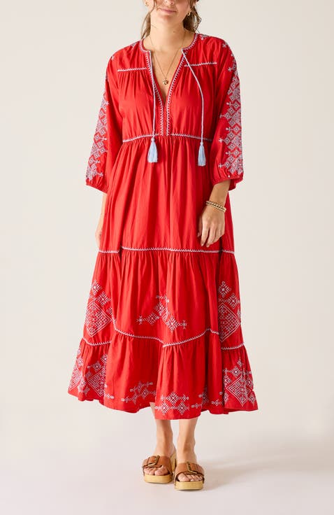 Pego Embroidered Dress