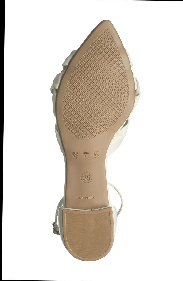 OFFLINE Woven Pointed Toe Slingback Sandal, Alternate, color,